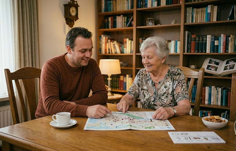 Twee handen die elkaar vasthouden — geborgenheid en vertrouwen